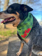 Christmas Holiday Personalized Dog Bandanas