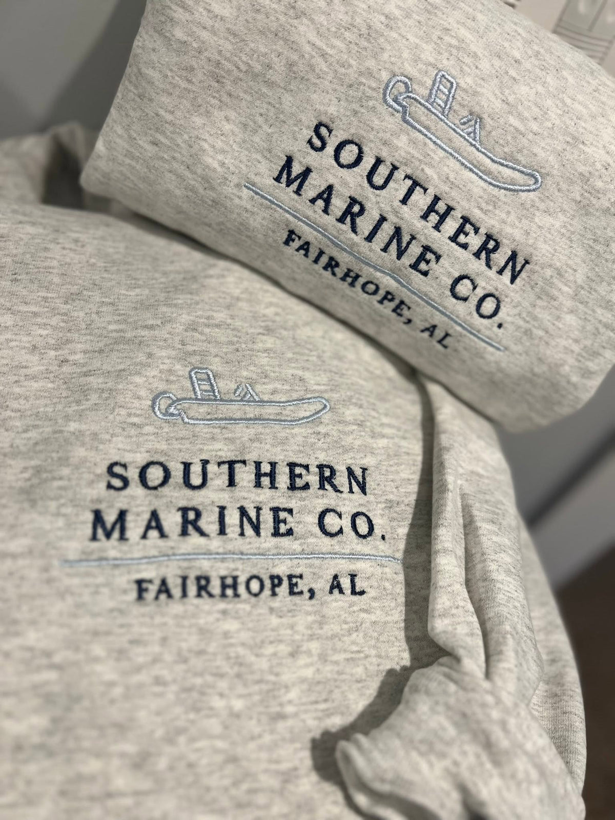 Custom Embroidered Comfort Colors Quarter Zip Sweatshirts