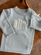 Monogrammed Roll Neck Sweater
