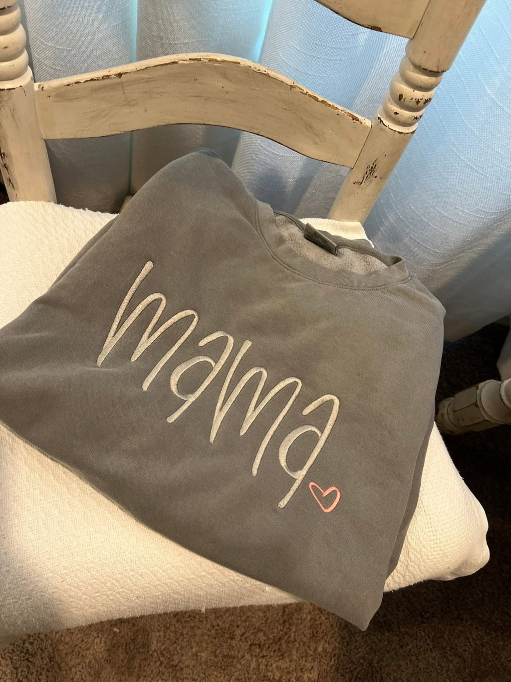 Custom Embroidered Comfort Colors Crewneck Sweatshirts