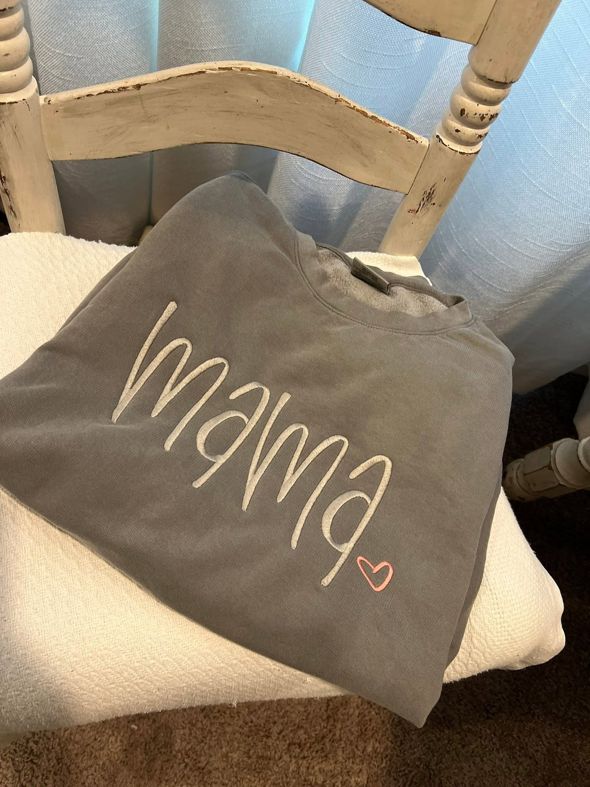 Custom Embroidered Comfort Colors Crewneck Sweatshirts