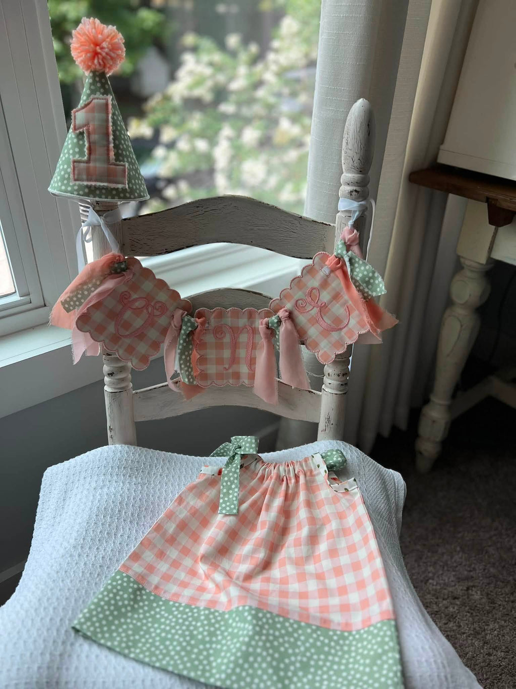 Custom Birthday Party Set - Banner, Hat, Outfit