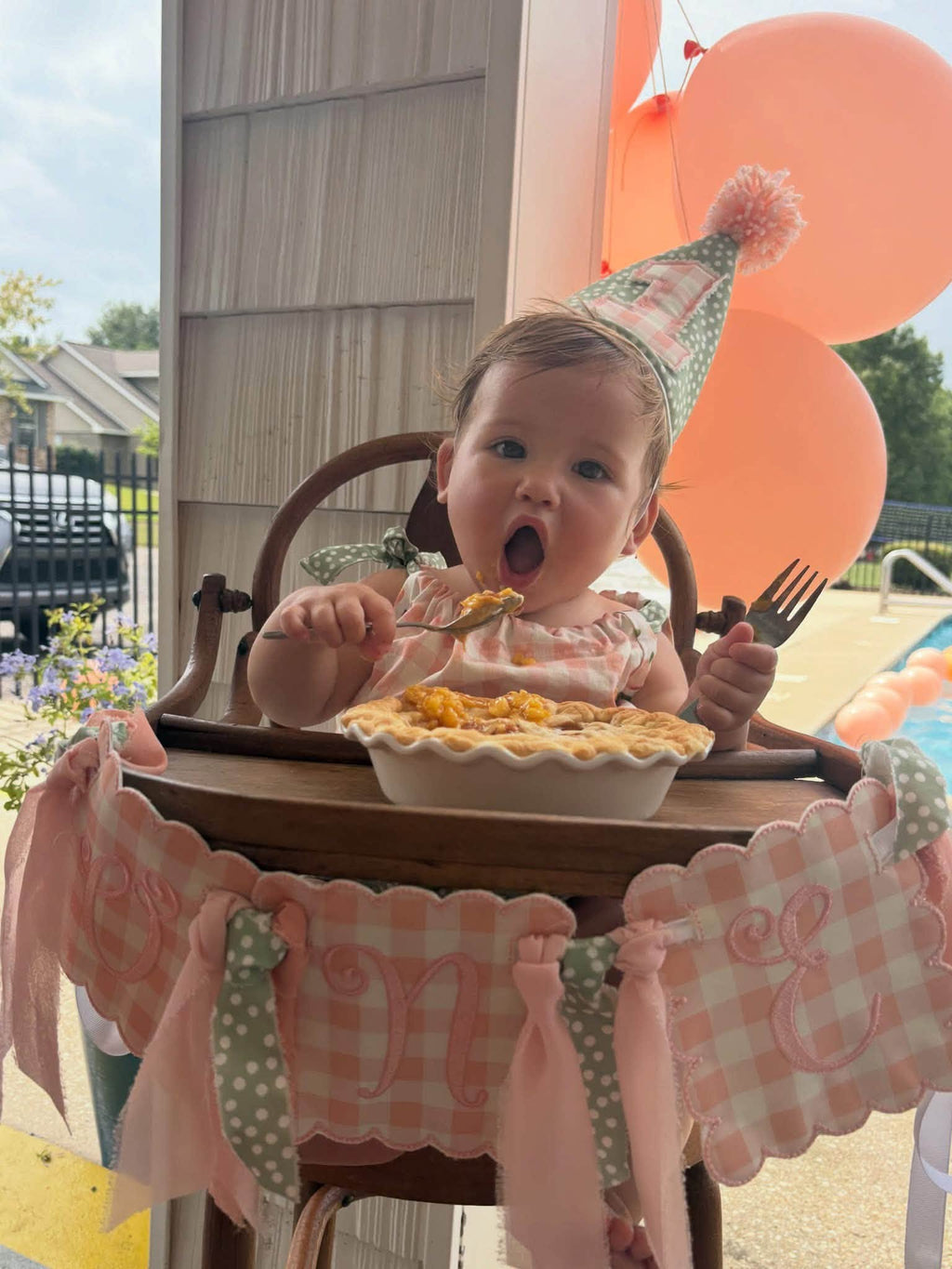 Custom Birthday Party Set - Banner, Hat, Outfit