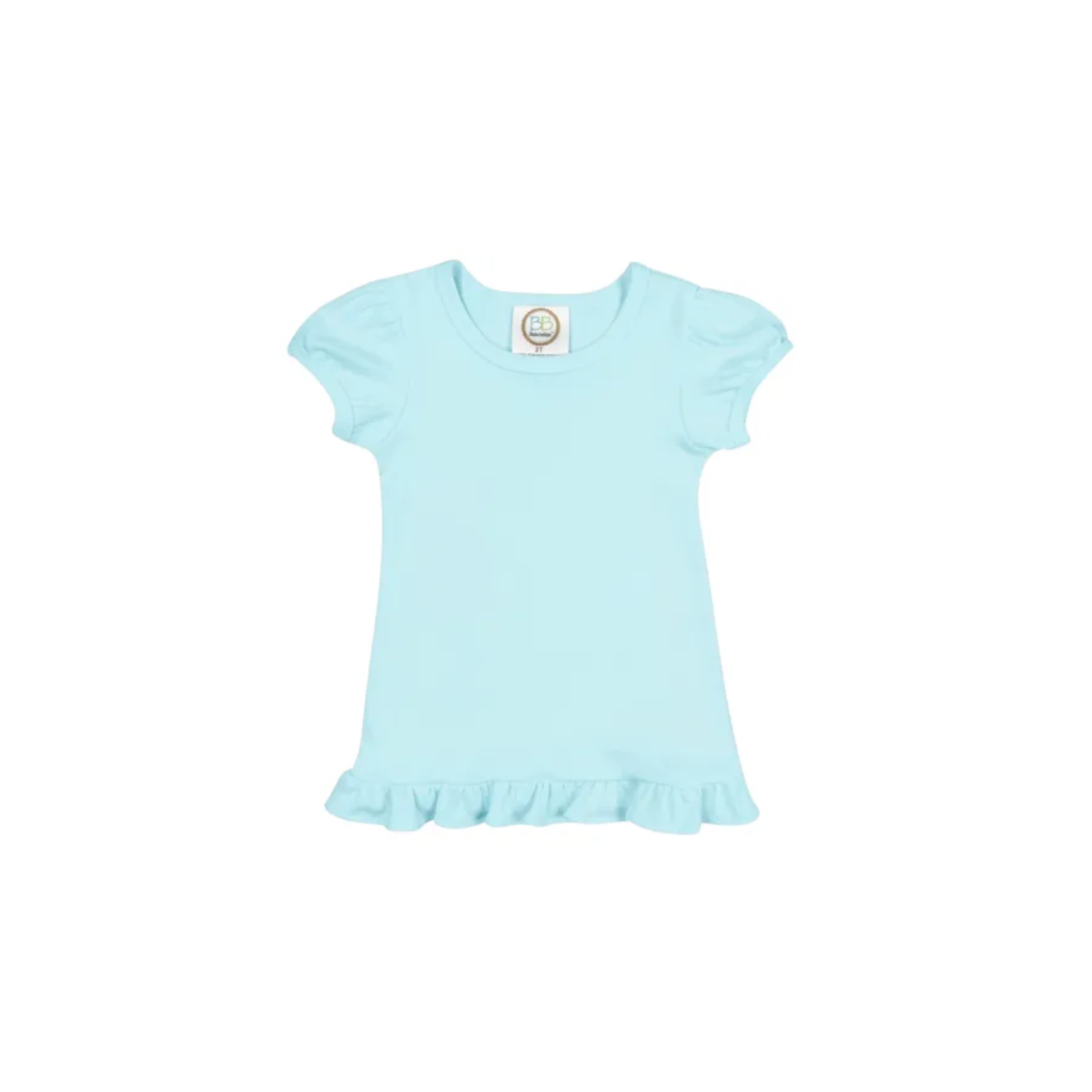 Girl's Monogrammed Applique Ruffle Short Set