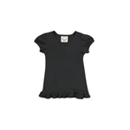 Girl's Monogrammed Applique Ruffle Short Set