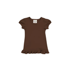 Girl's Monogrammed Applique Ruffle Short Set