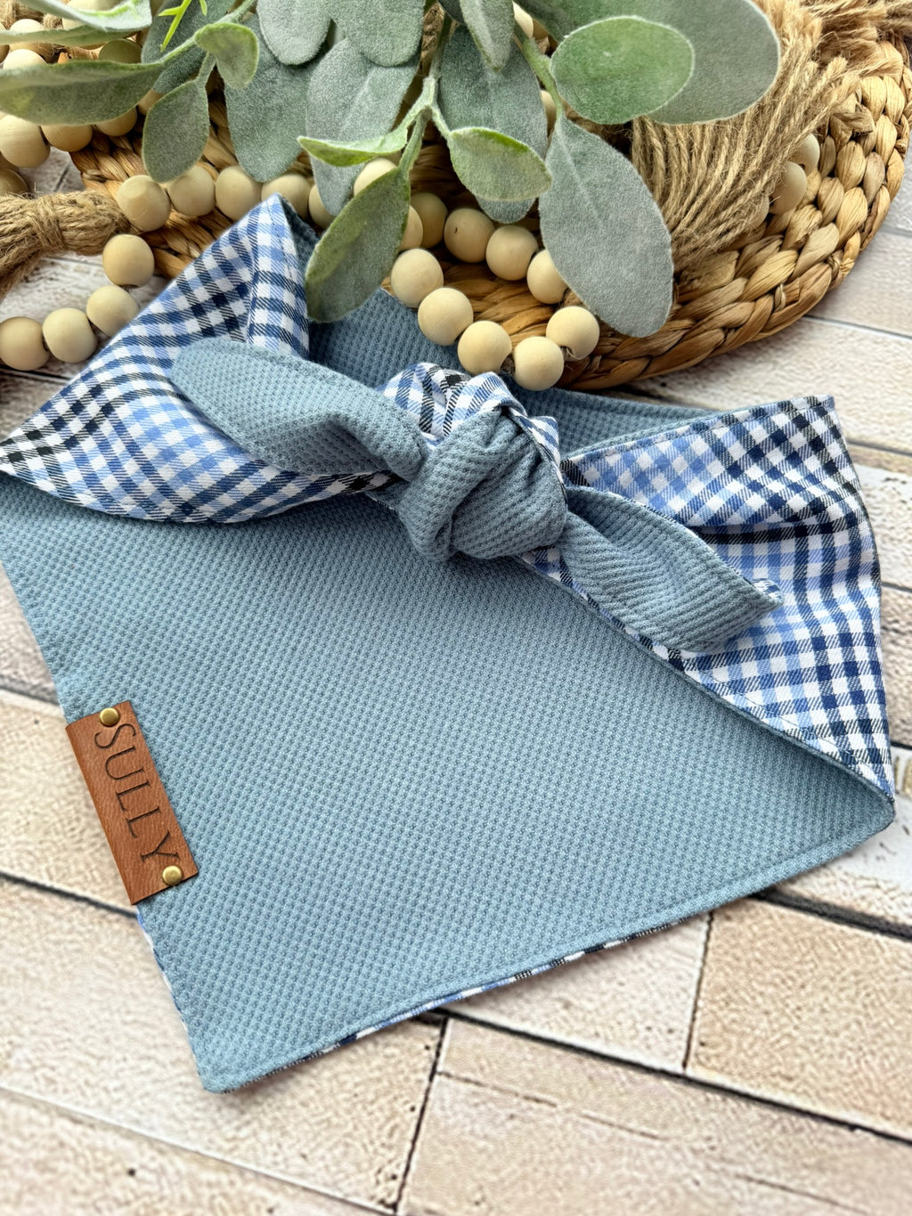 Personalized Double-Sided Dog Bandana