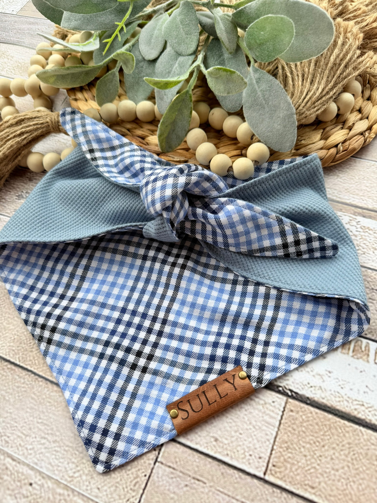 Personalized Double-Sided Dog Bandana