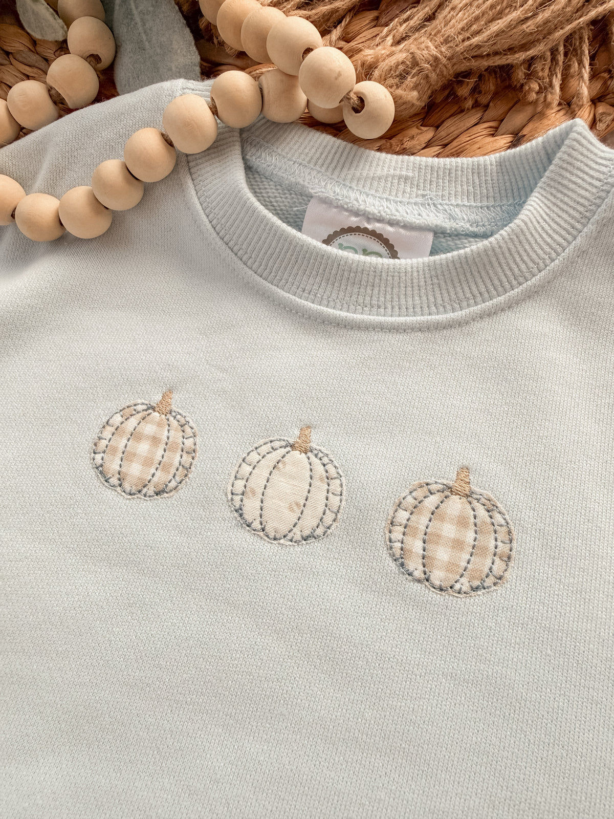 Pumpkin Trio Sweatshirt Bubble Romper