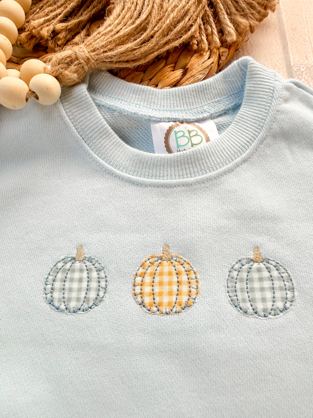 Pumpkin Trio Sweatshirt Bubble Romper