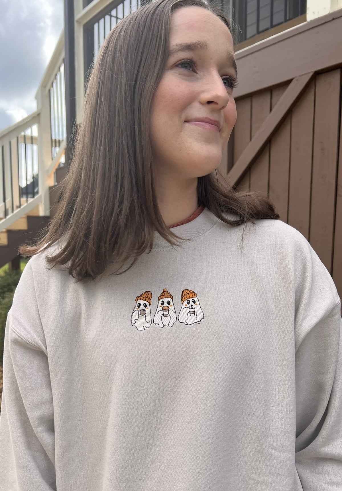 Latte Ghost Sweatshirt