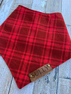 Christmas Holiday Personalized Dog Bandanas