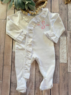 Ruffle Footie Set – Monogrammed/Personalized