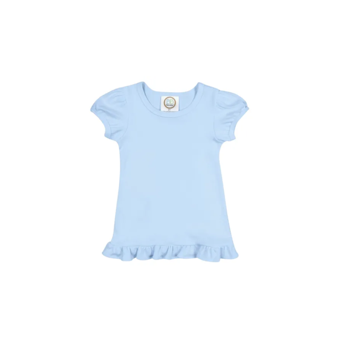 Girl's Monogrammed Applique Ruffle Short Set