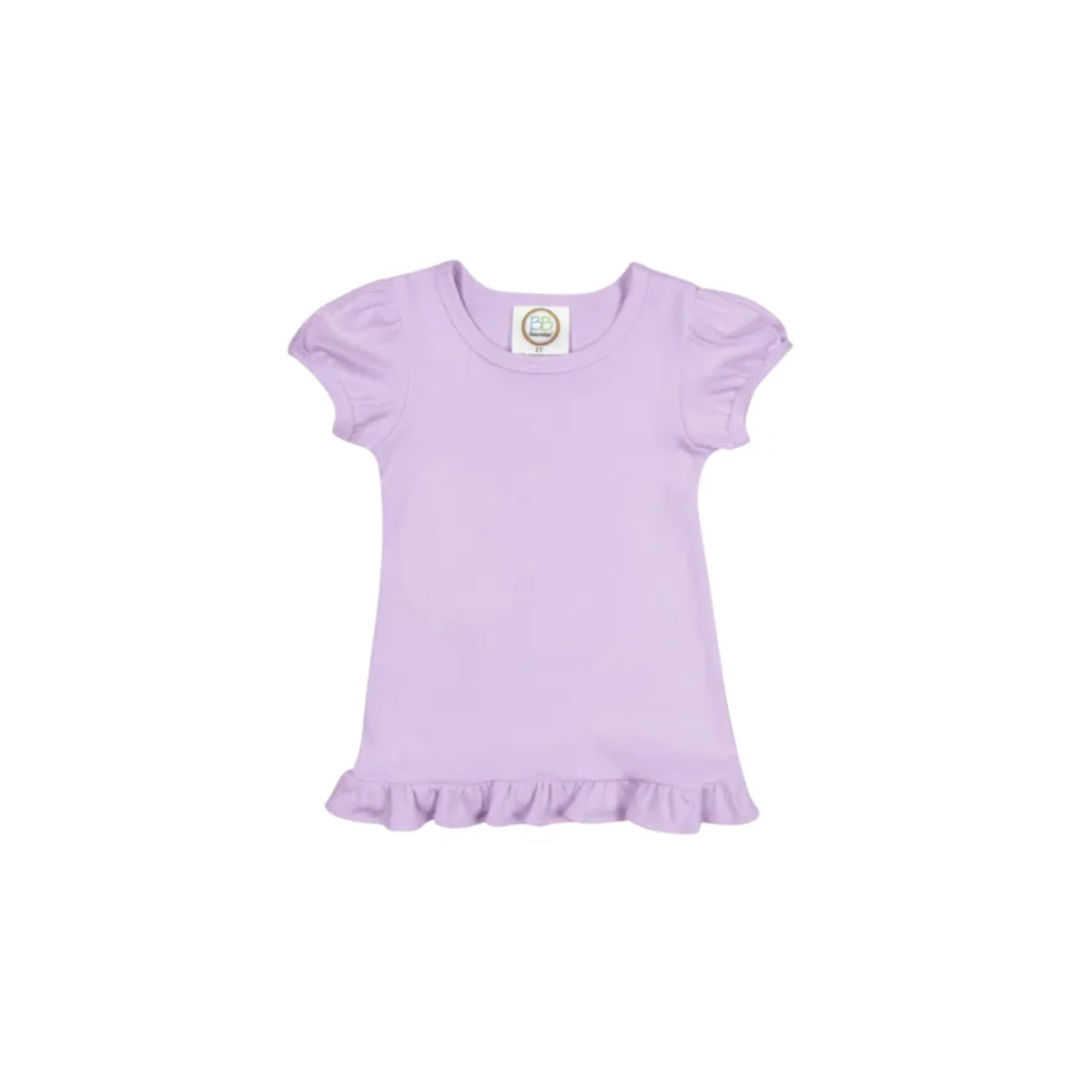 Girl's Monogrammed Applique Ruffle Short Set