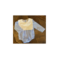 Birthday Long Sleeve Gingham Bubble Rompers