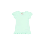 Girl's Monogrammed Applique Ruffle Short Set