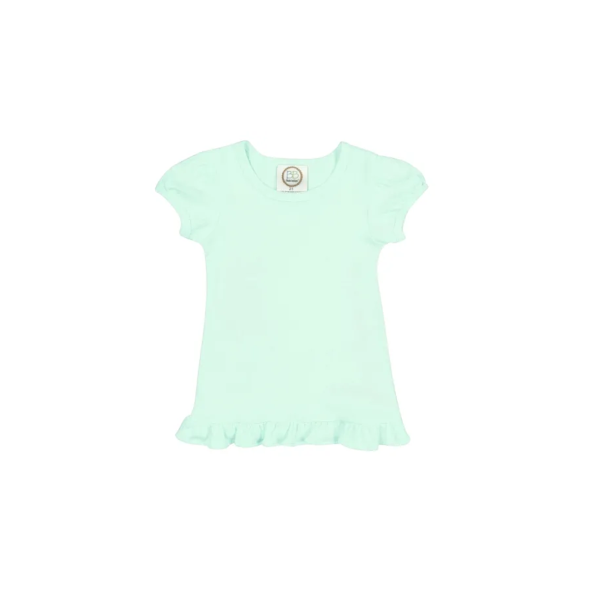 Girl's Monogrammed Applique Ruffle Short Set