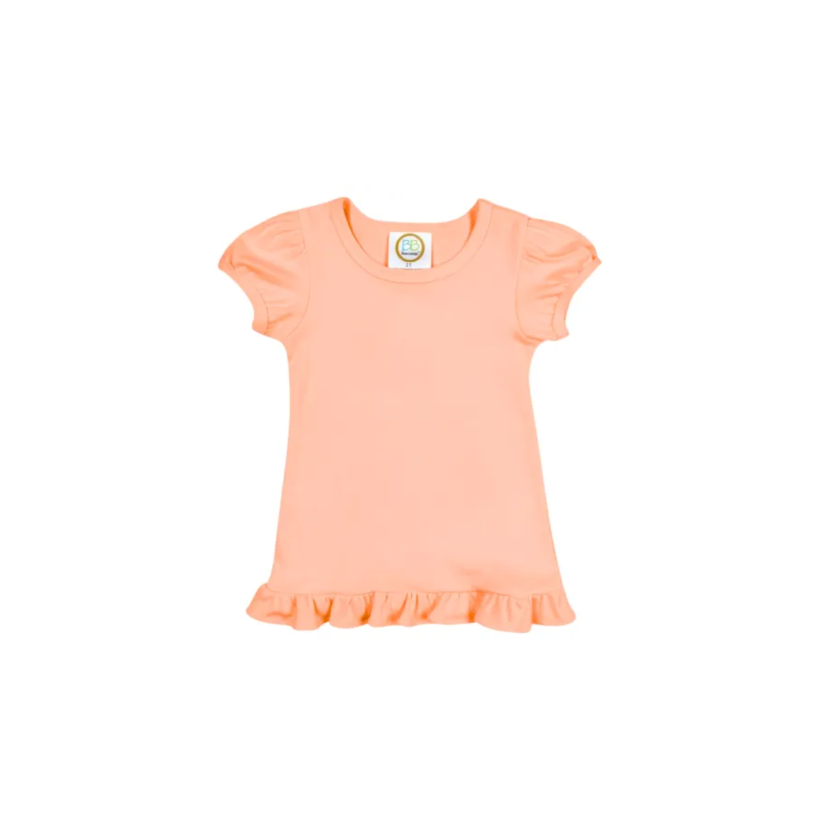 Girl's Monogrammed Applique Ruffle Short Set