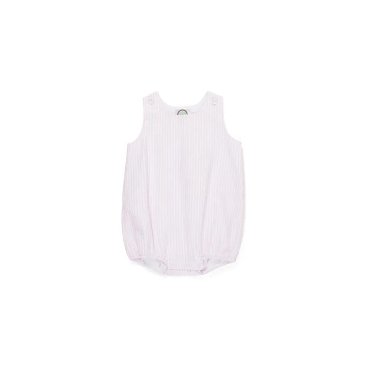 Monogrammed Seersucker/Gingham Bubble Romper