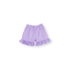 Girl's Monogrammed Applique Ruffle Short Set