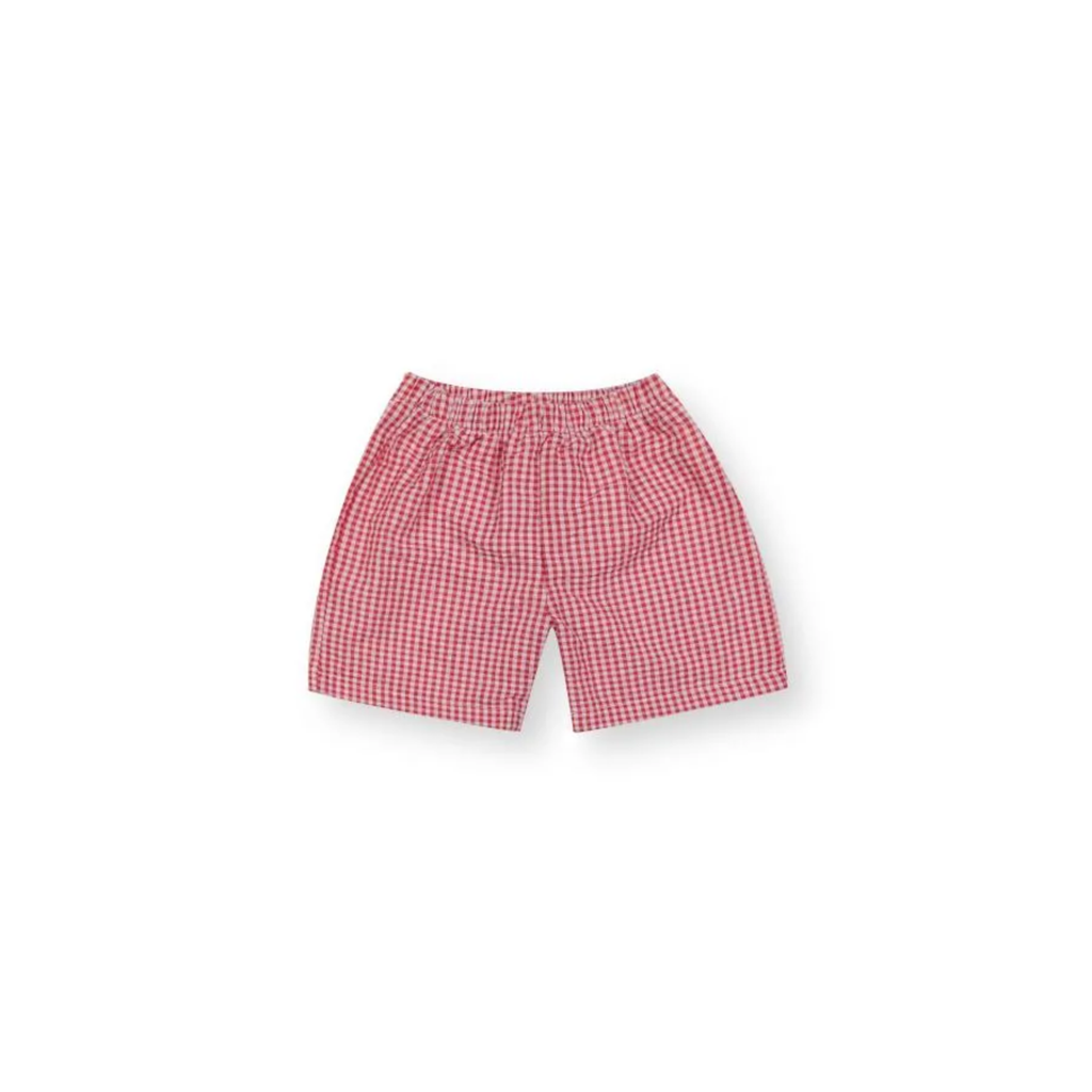 Boy's Kentucky Derby Horse & Jockey Trio Personalized Shorts Set