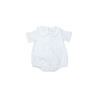 Pointer Hunting Dogs Crest Piped Collar Bubble Romper - Personalized with Initial or Monogram