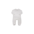 Monogrammed Piped Peter Pan Collar Romper