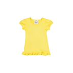 Girl's Monogrammed Applique Ruffle Short Set